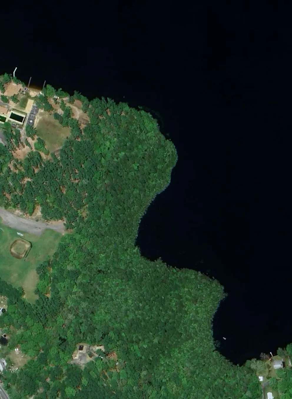 Aerial view of Camp Yomechas