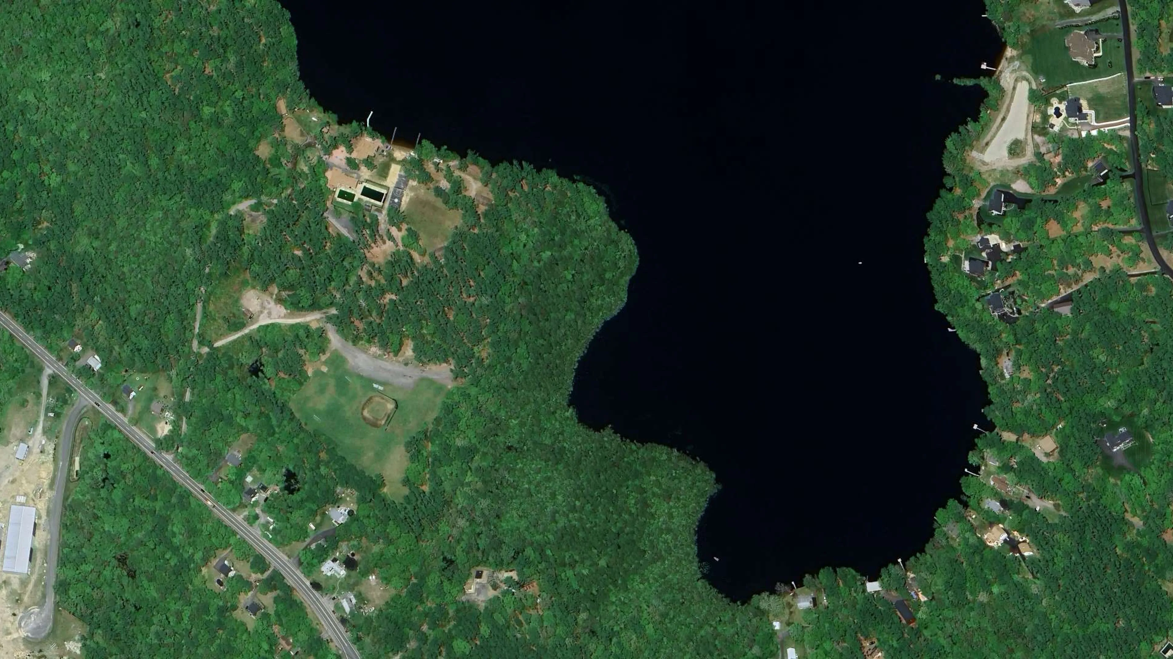 Aerial view of Camp Yomechas
