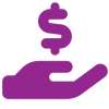 hand holding dollar